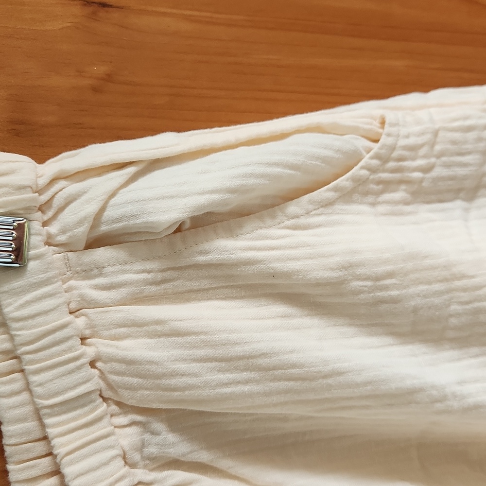 J Crew casual beach pants with elastic waist size small - Picture 4 of 5